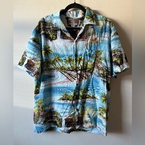 Kalaheo Men’s Rayon Button Up Made In Hawaii